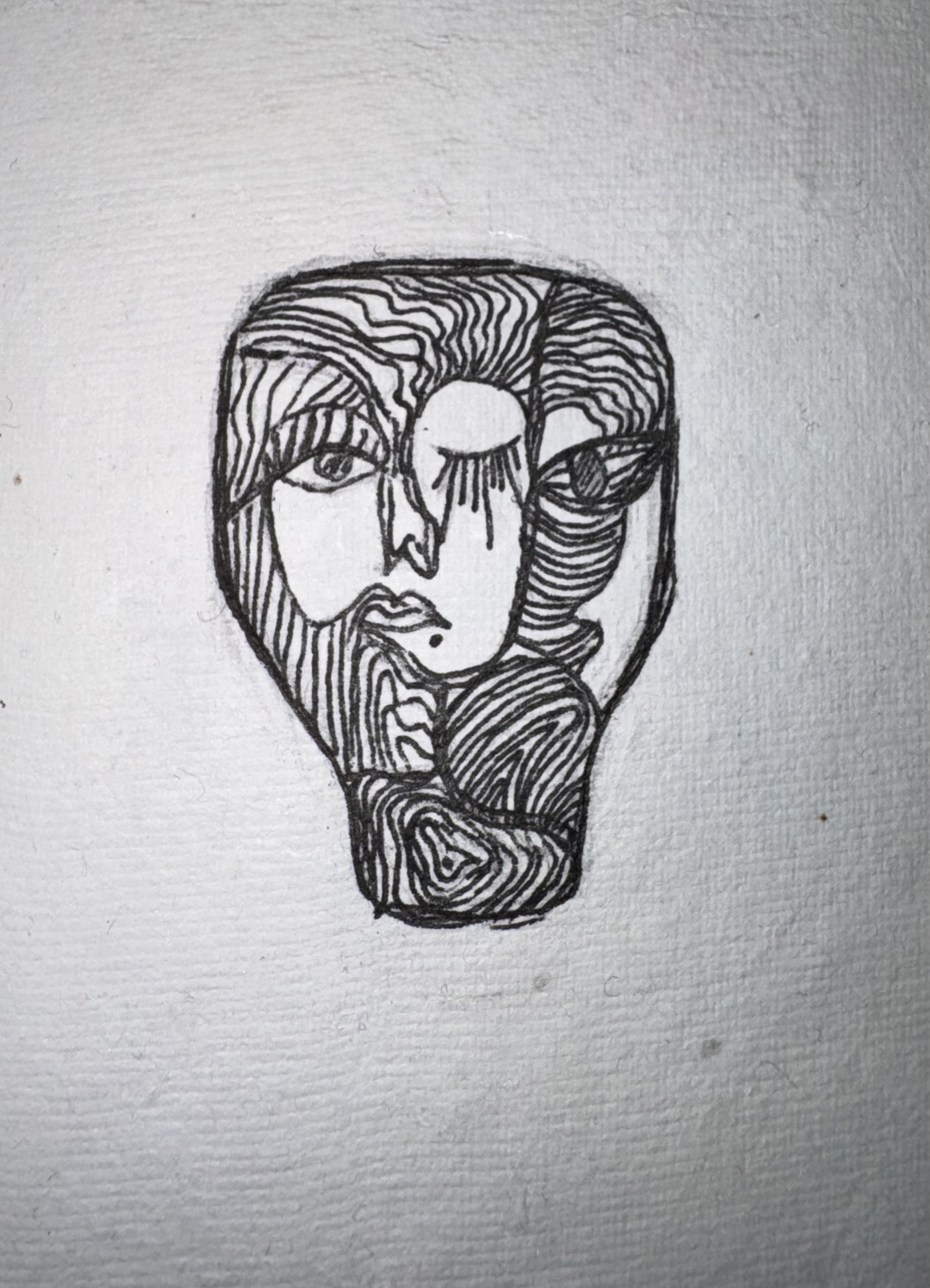 Portrait sketch by Areeya Tandukar